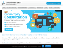 Tablet Screenshot of motorhomewifi.com